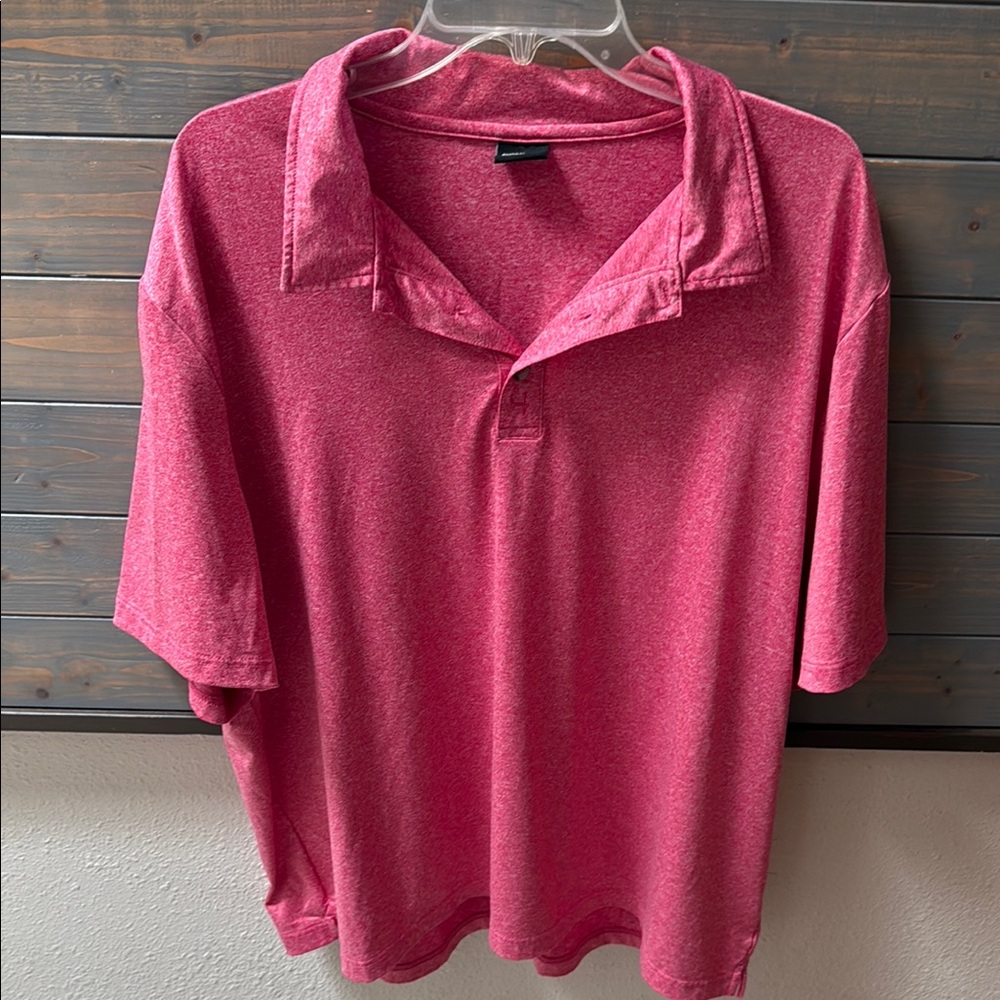 Short Par 4 Red Polo Shirt